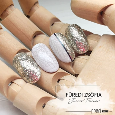 Ojă semipermanentă Pearl Nails Classic Gel lac Glitter Argintiu 827