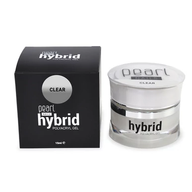 PolyAcryl Gel Hybrid Pearl Nails Clear 15 ml