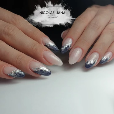 Ojă semipermanentă Albastru Închis Pearl Nails Classic Gel Lac 337