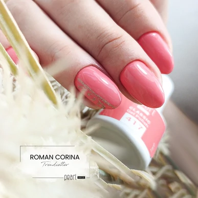 Ojă semipermanentă Piersică Pearl Nails Classic Gel Lac 417