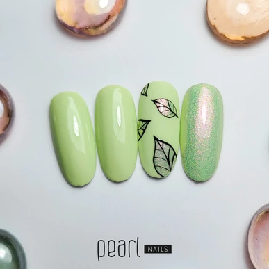 Ojă semipermanentă Pearl Nails Classic Gel lac Verde Pastel 449