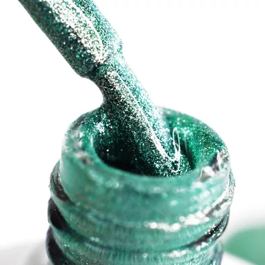 Ojă semipermanentă verde Pearl Nails Matte Stone 602