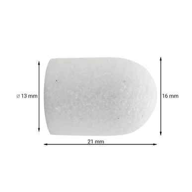 Capișon pedichiură 13 mm din oxid de aluminiu - 150 grit 5 buc