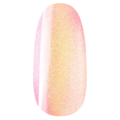 Ojă semipermanentă roz cu reflexii aurii Pearl Nails Classic Gel Lac 838