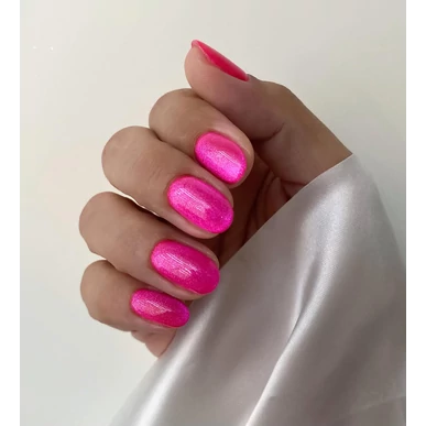 Ojă semipermanentă cu efect Neon Cat Eye Coral Pearl Nails 7ml 735