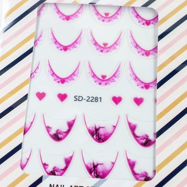 Sticker pentru degrade/ombre french SD-2281
