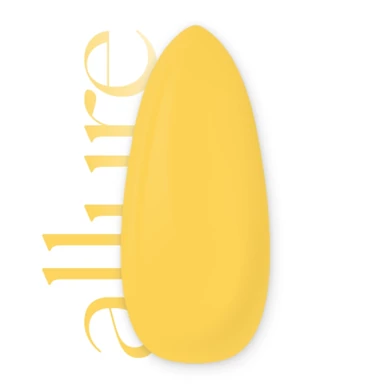 Ojă semipermanentă allure premium galben 038 - Lemon Juice
