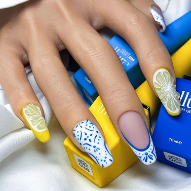 Ojă semipermanentă allure premium galben 038 - Lemon Juice