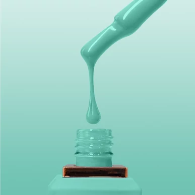 Ojă semipermanentă allure premium verde turcoaz 054 - Green Bay