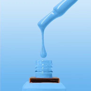 Ojă semipermanentă allure premium turcoaz 102 - Curious Blue 