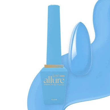 Ojă semipermanentă allure premium turcoaz 102 - Curious Blue 