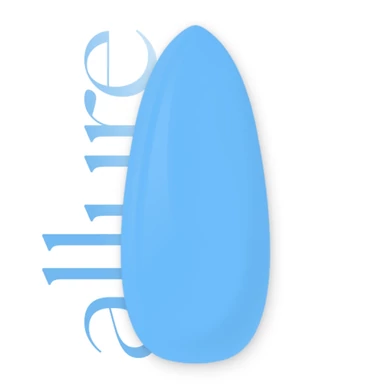 Ojă semipermanentă allure premium turcoaz 102 - Curious Blue 