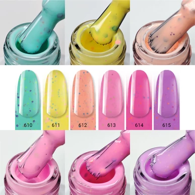 Set 6 oje semipermanente Pearl Nails, Cupcake