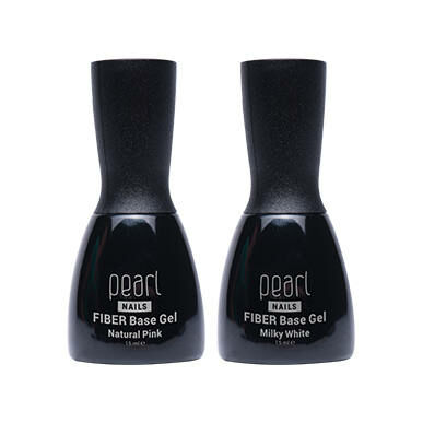 Bază unghii cu fibră de sticlă Fiber Base Gel Pearl Nails 15 ml