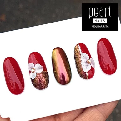 Bază Rubber Gummy Pearl Nails Bordo 15 ml