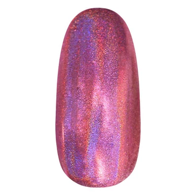Holo Laser Effect Powder - Pink pe bază albă