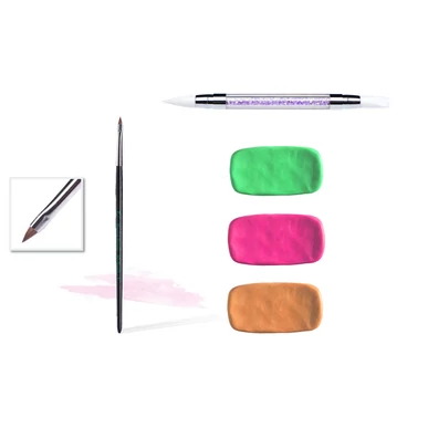 Kit Plastiline Gel - Verde|Roz|Portocaliu + CURS GRATUIT!