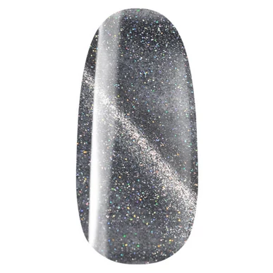 Ojă semipermanentă Cat Eye Disco Argintiu Pearl Nails gel lac 7ml 721