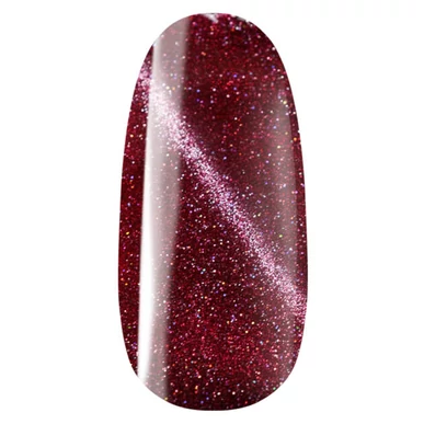 Ojă semipermanentă Bordeaux Pearl Nails Disco Cat Eye Effect Gel Lac 728