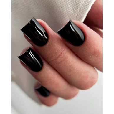 Ojă semipermanentă allure 100 - Midnight Black - Pearl Nails 