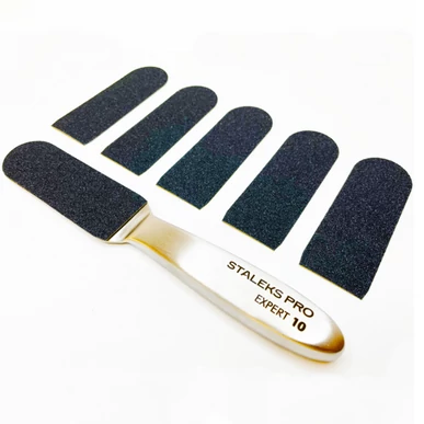STALEKS Bază metalică sterilizabilă pilă pedichiură | Expert, PRO Level