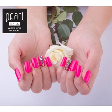 Gel Color Roz Neon Pearl Nails 5 ml 1235