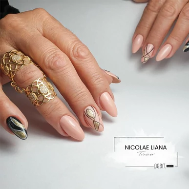Ojă semipermanentă Nude Pearl Nails Classic 288 Gel Lac
