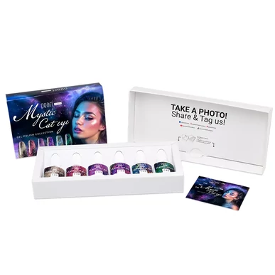 Set 6 oje semipermanente Pearl Nails, Mystic Cat Eye