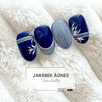 Ojă semipermanentă Albastru Navy Pearl Nails Classic Gel Lac 463