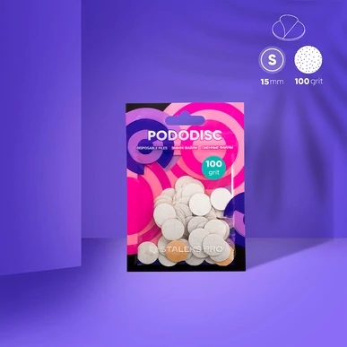 Rezerve pentru disc pedichiură Pododisc Staleks Pro S, 50 buc, 100 gr