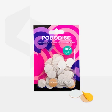 Rezerve pentru disc pedichiură Pododisc Staleks Pro S, 50 buc, 100 gr
