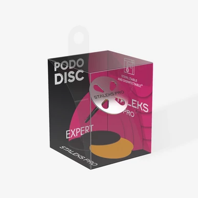 Disc pedichiură drept din metal Pododisc Staleks Pro M