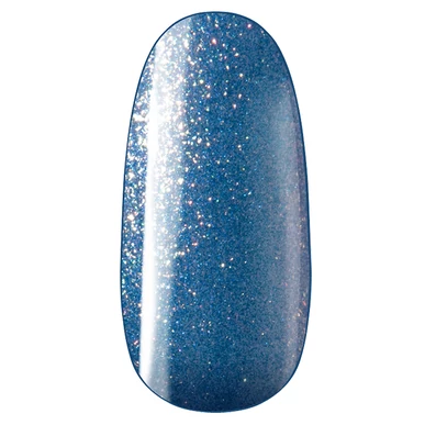 Gel colorat Albastru cu Glitter Fin Pearl Nails 5 ml 736