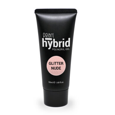 Hybrid PolyAcryl Gel Glitter Nude