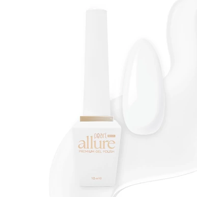 Ojă semipermanentă allure 091 - Blinding White - Pearl Nails 