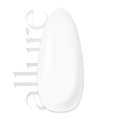 Ojă semipermanentă allure 091 - Blinding White - Pearl Nails 