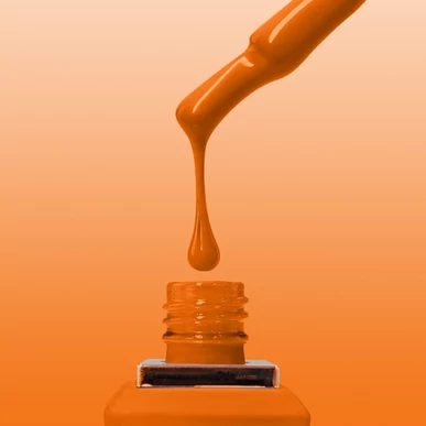 Ojă semipermanentă allure premium 018 - Orange Peel