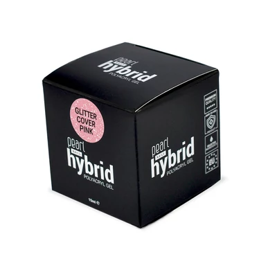  PolyAcryl Gel Hybrid Pearl Nails Glitter Cover Pink 15 ml