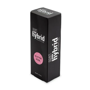  PolyAcryl Gel Hybrid Pearl Nails Glitter Rose 50 ml