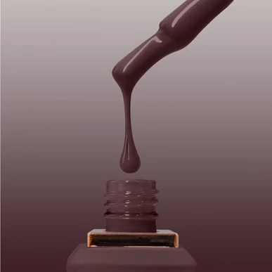 Ojă semipermanentă premium maro ciocolatiu allure 160 - Coffee