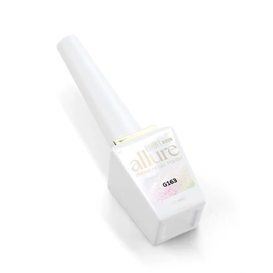Ojă semipermanentă allure premium irizant cu sclipici G163