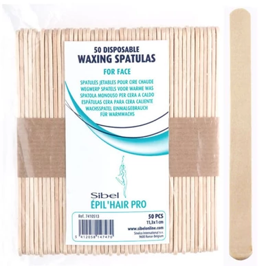 Spatule lemn pentru ceară 50buc