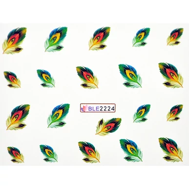 Sticker / Abțibild pentru Unghii pe bază de apă BLE2224