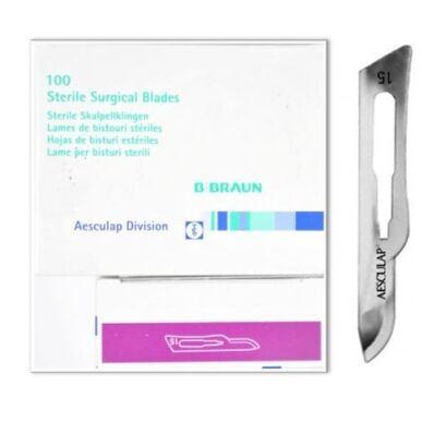 Lamă Bisturiu chirurgicală sterilă B|BRAUN #15
