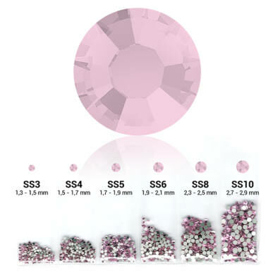 Set cristale decorative 6in1 - Light Pink
