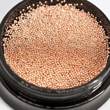 Caviar Unghii metalic rosegold