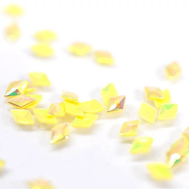Paiete unghii diamant 3D - galben G12