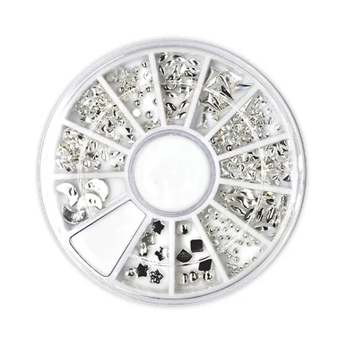 Carusel ornamente metalice - argintiu minimal