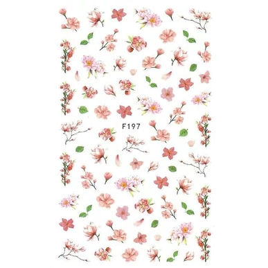 Sticker / Abțibild pentru Unghii - F197
