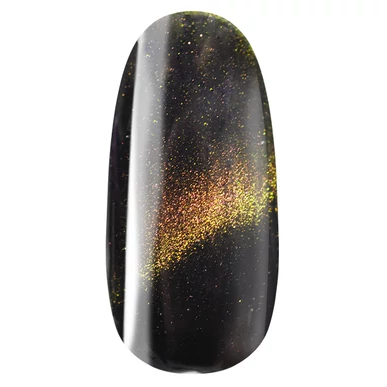 Ojă semipermanentă Cat Eye Galaxy Coral-Galben Pearl Nails 7 ml 705
